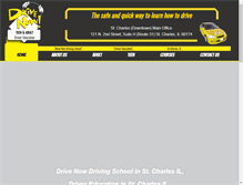 Tablet Screenshot of drivenowdrivingschool.com